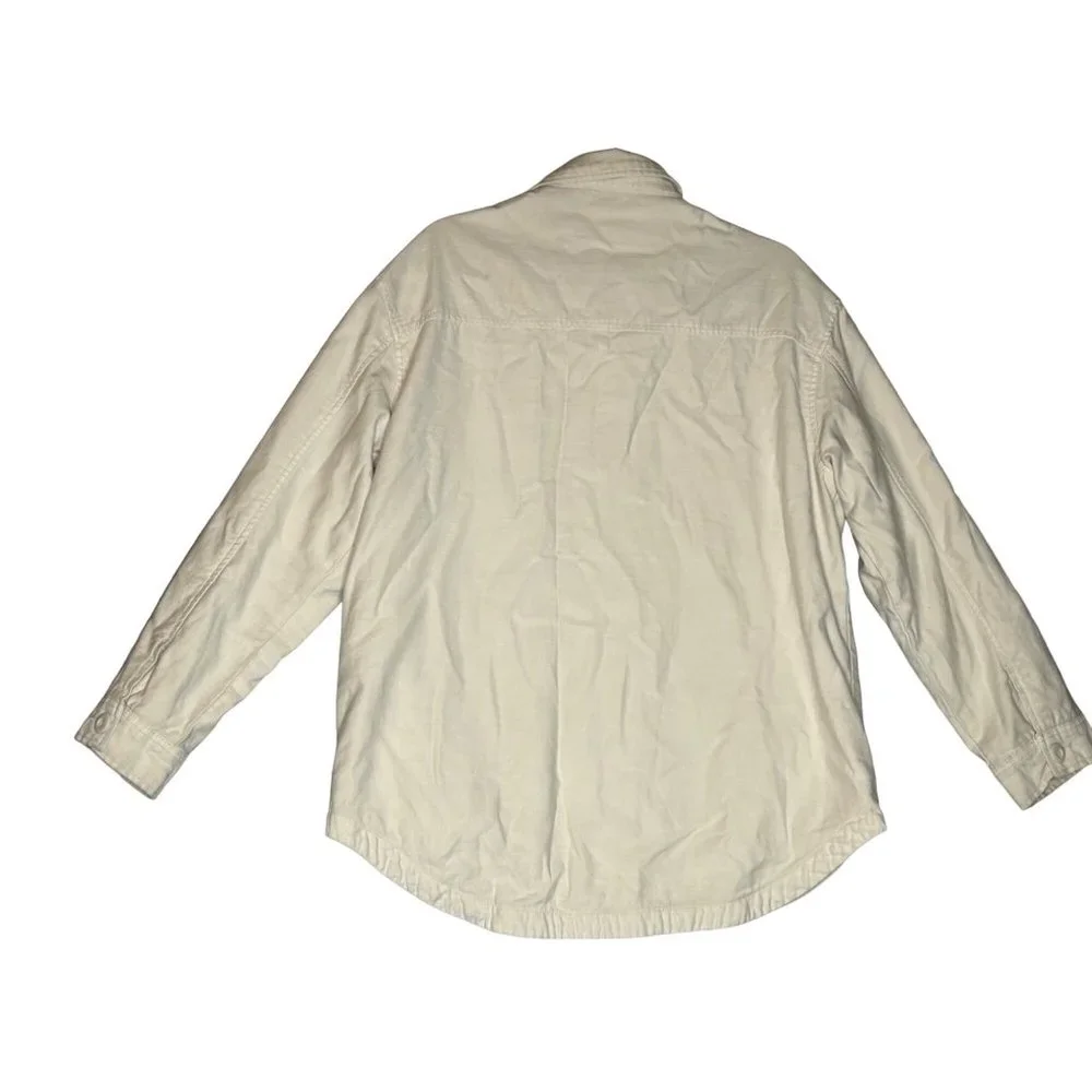 America Eagle Womens Size Large Off White Cream Button Up Jacket‎